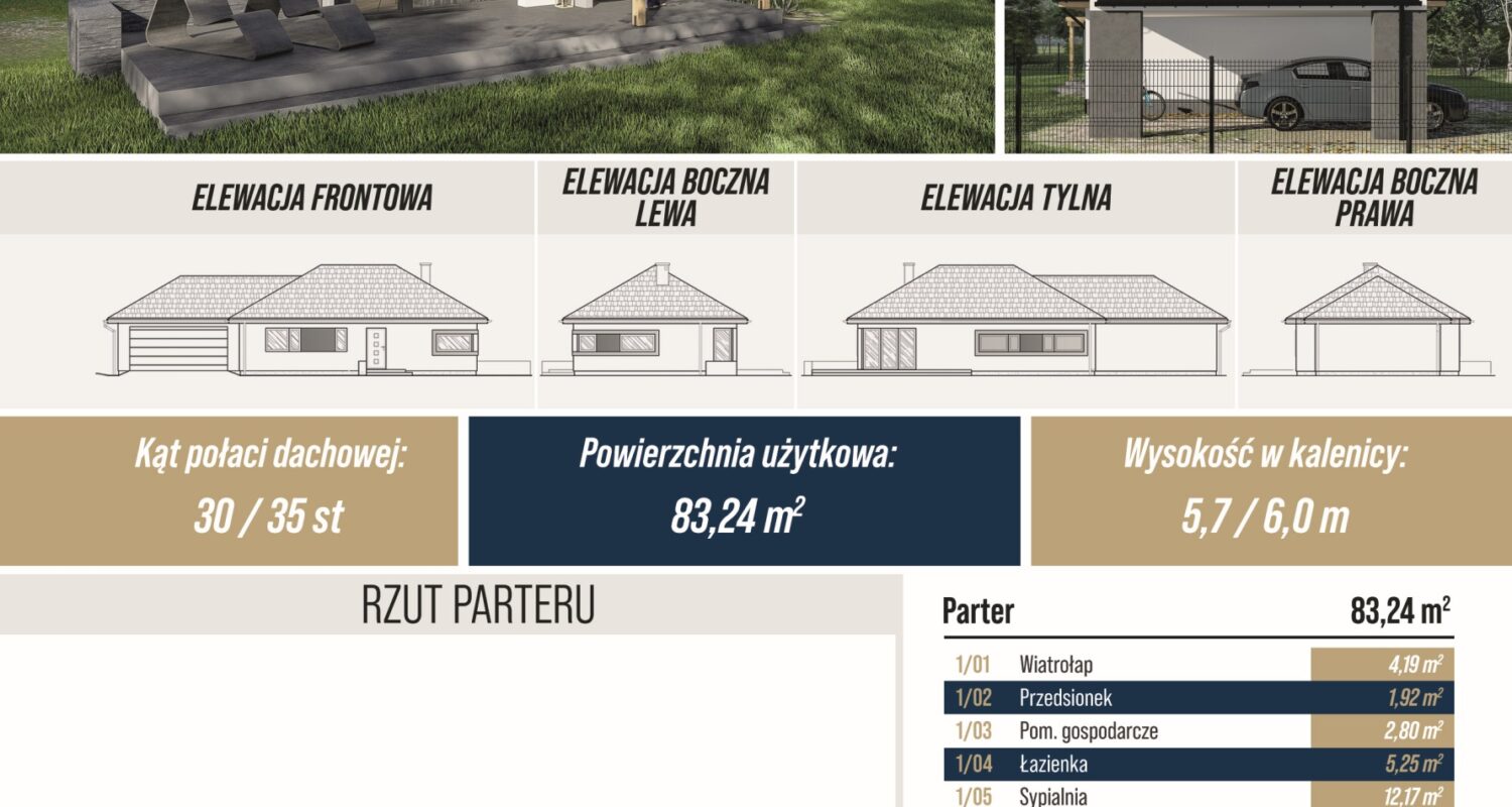 EC 1 - wersja z garażem